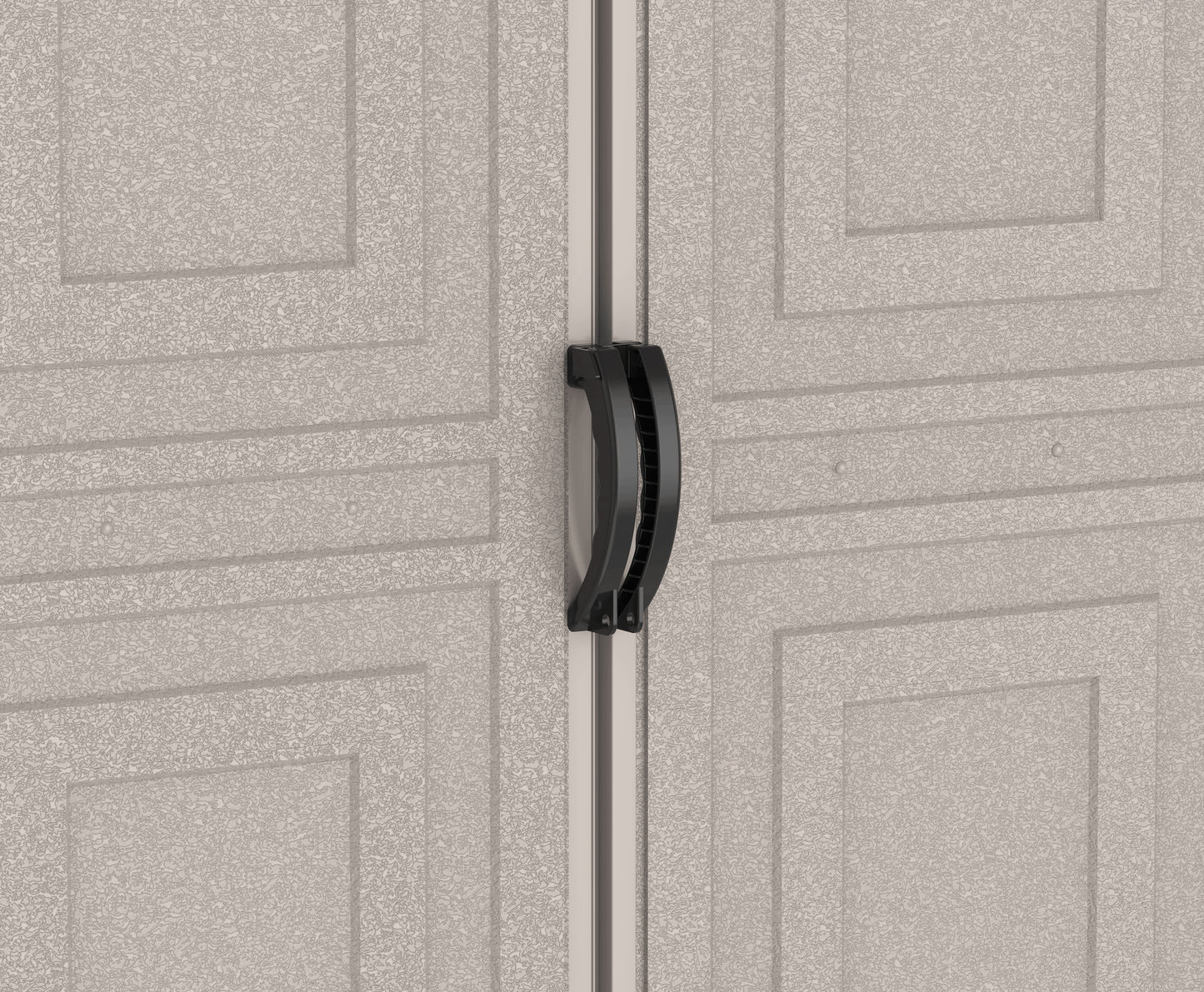 Duramax Vinyl Garage 10.5x15.5 w/ Foundation 2 Windows Door Handle 15026