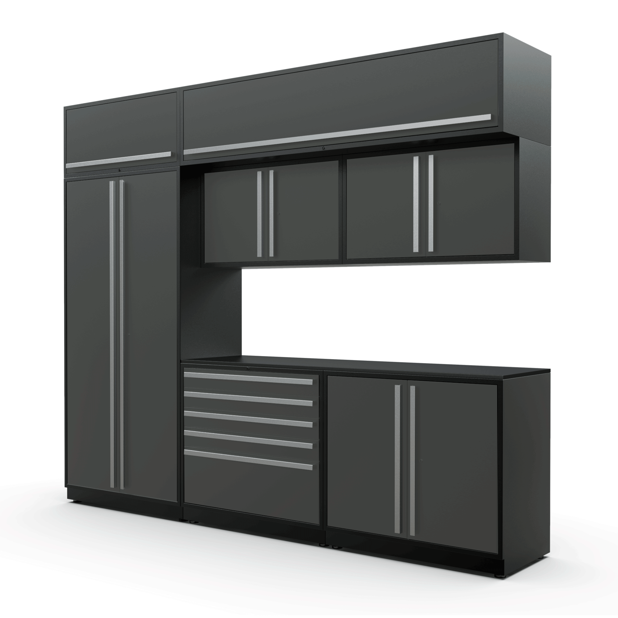 Proslat FusionPlus 10 ft set MAX Overheads Powder Coated Grey/Silv