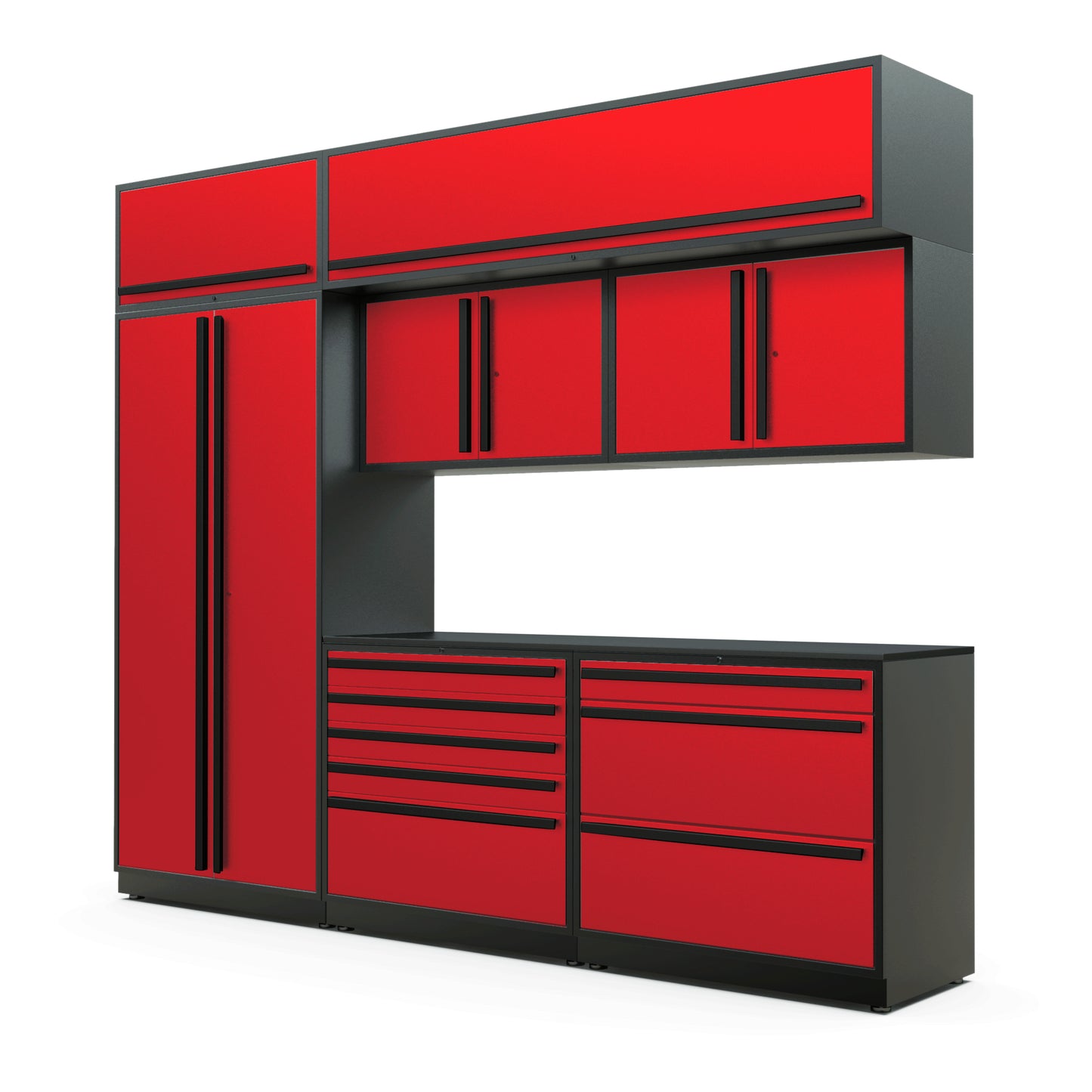 Proslat FusionPlus 10 ft set - TOOL - Overheads Powder Coated Red/Black 50119K