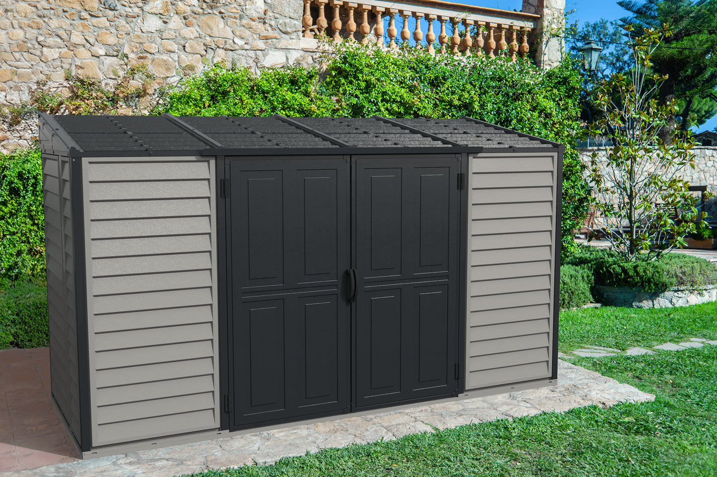 Duramax 10' x 4' SideMate Outdoor Equipment Shed 36825