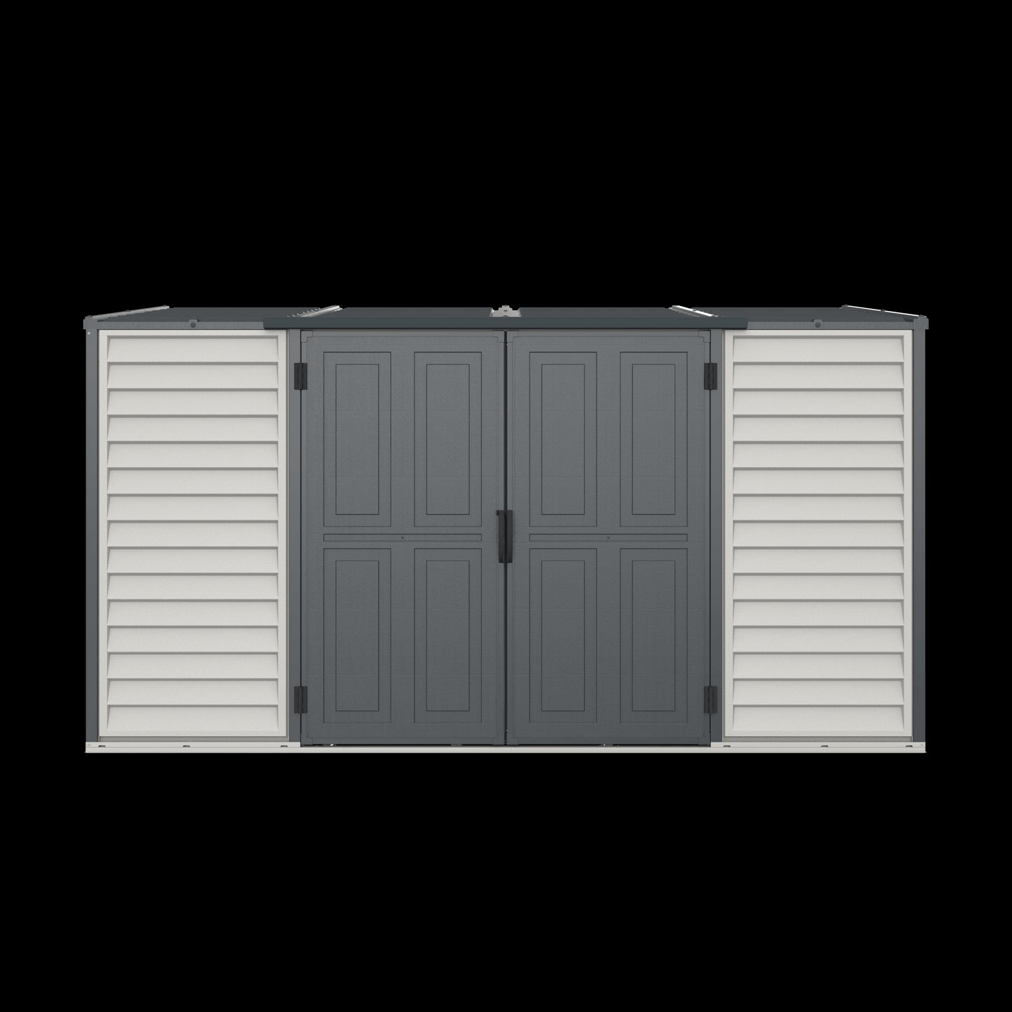Duramax 10' x 4' SideMate Plus ProStorage Shed Front View 36825