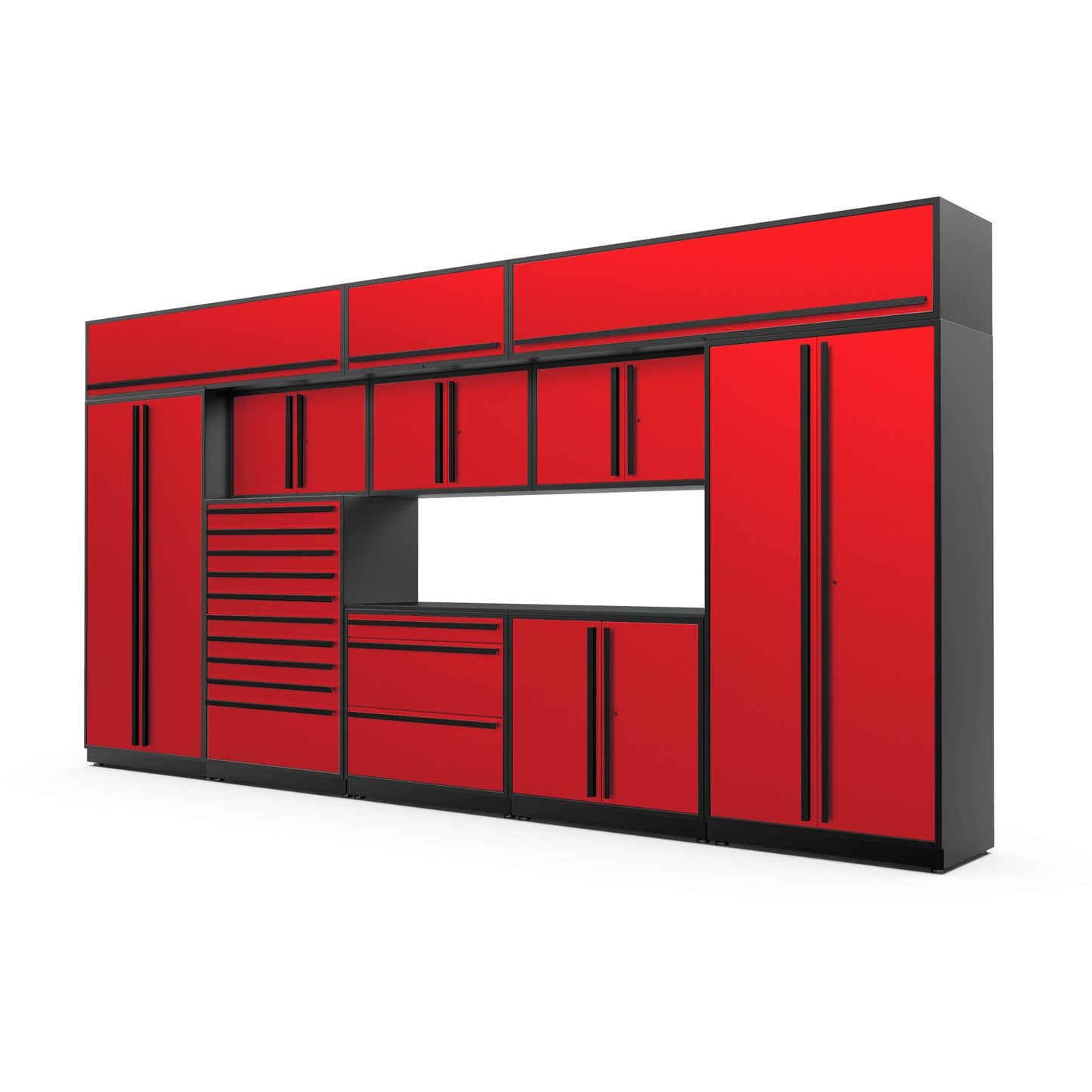 Proslat FusionPlus 16 ft set - TOOL - Overheads Powder Coated Red/Black 50719K
