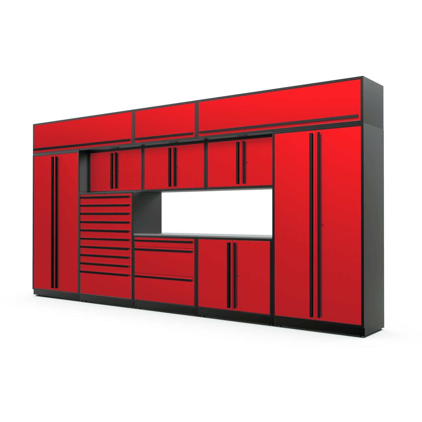 Proslat FusionPlus 16 ft set - TOOL - Overheads Stainless Steel Red/Black 50718K
