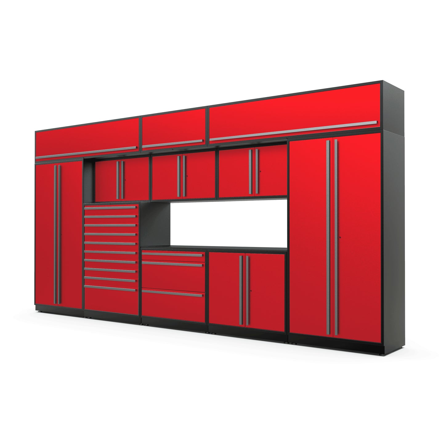 Proslat FusionPlus 16 ft set - TOOL - Overheads Powder Coated Red/Silver 50717K
