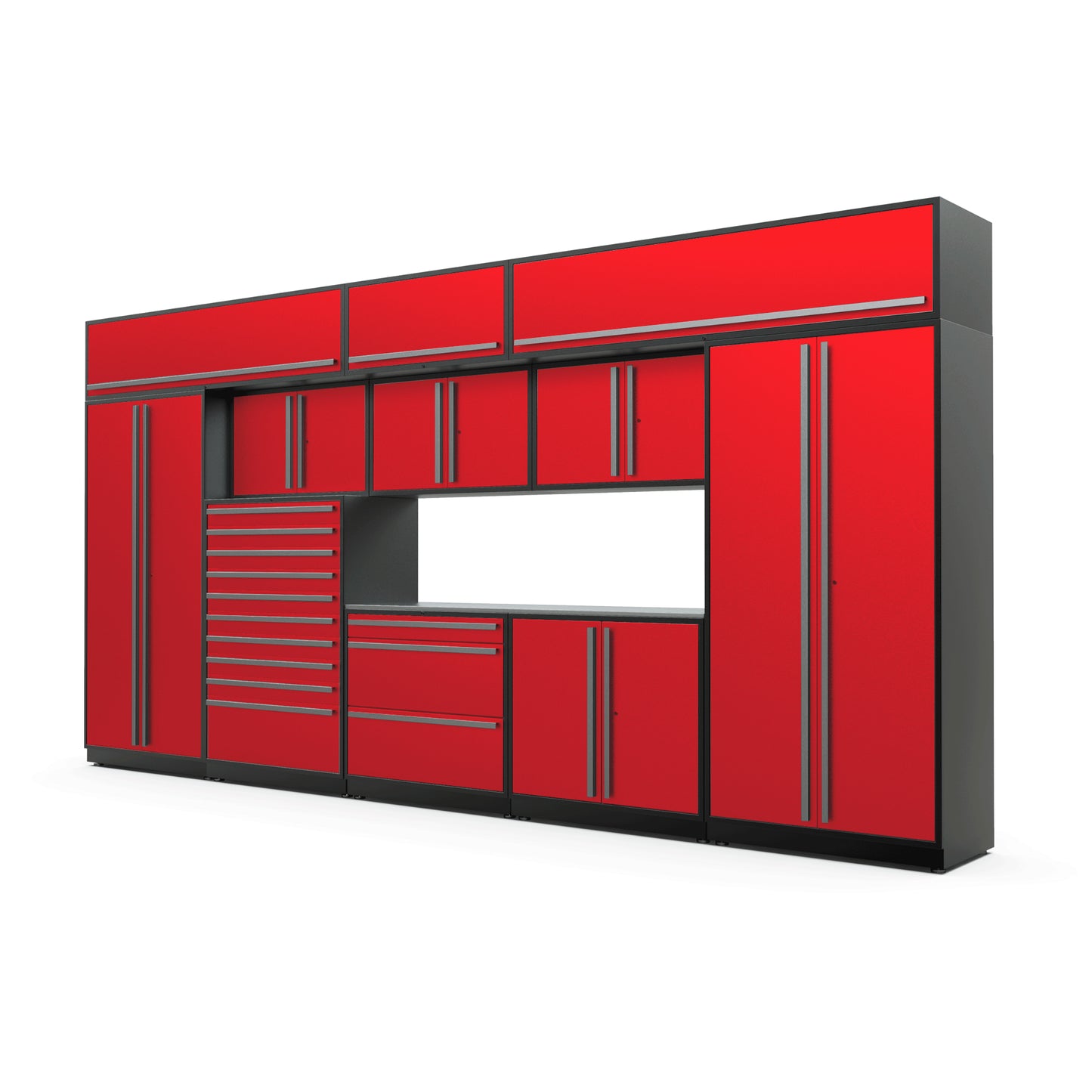 Proslat FusionPlus 16 ft set - TOOL - Overheads Stainless Steel Red/Silver 50716K