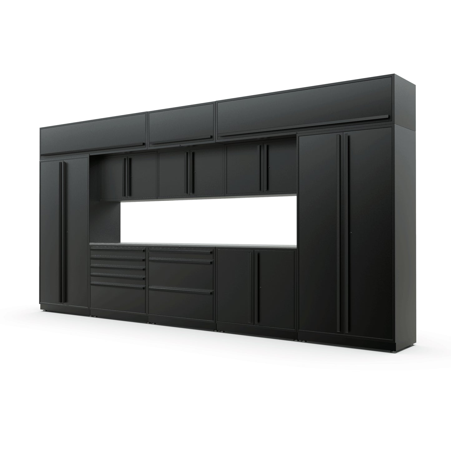 Proslat FusionPlus 16 ft set - MAX - Overheads Stainless Steel Black/Black 50734K
