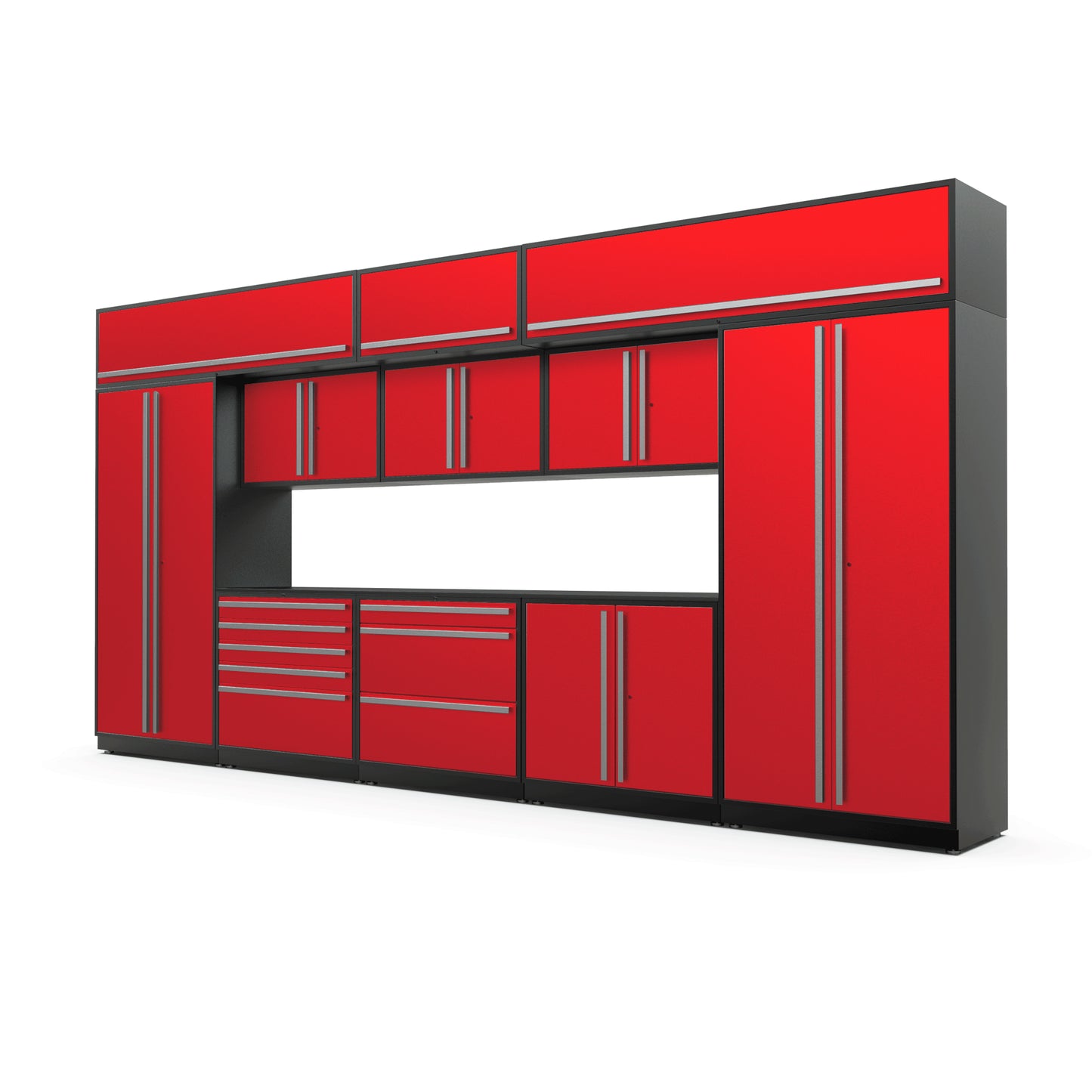 Proslat FusionPlus 16 ft set - MAX - Overheads Powder Coated Red/Silver 50729K