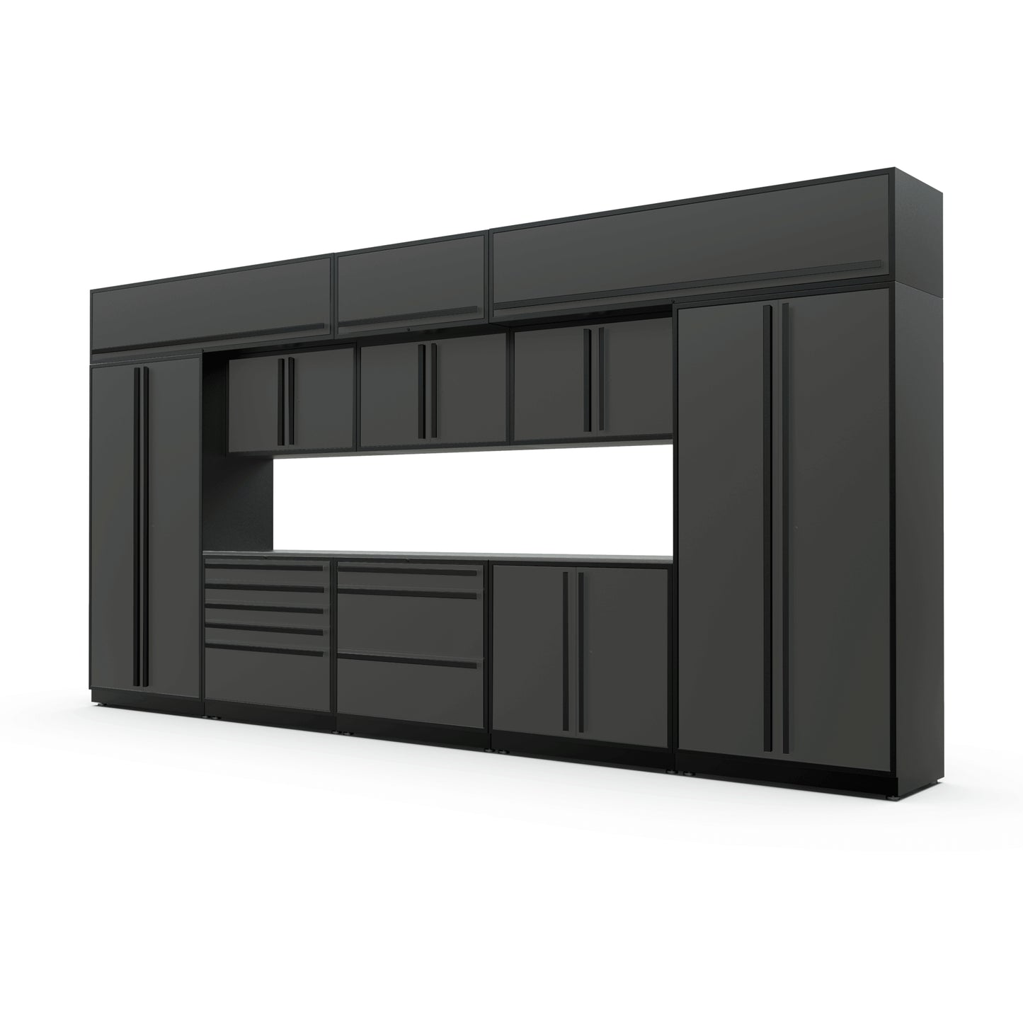 Proslat FusionPlus 16 ft set - MAX - Overheads Stainless Steel Gray/Black 50834K