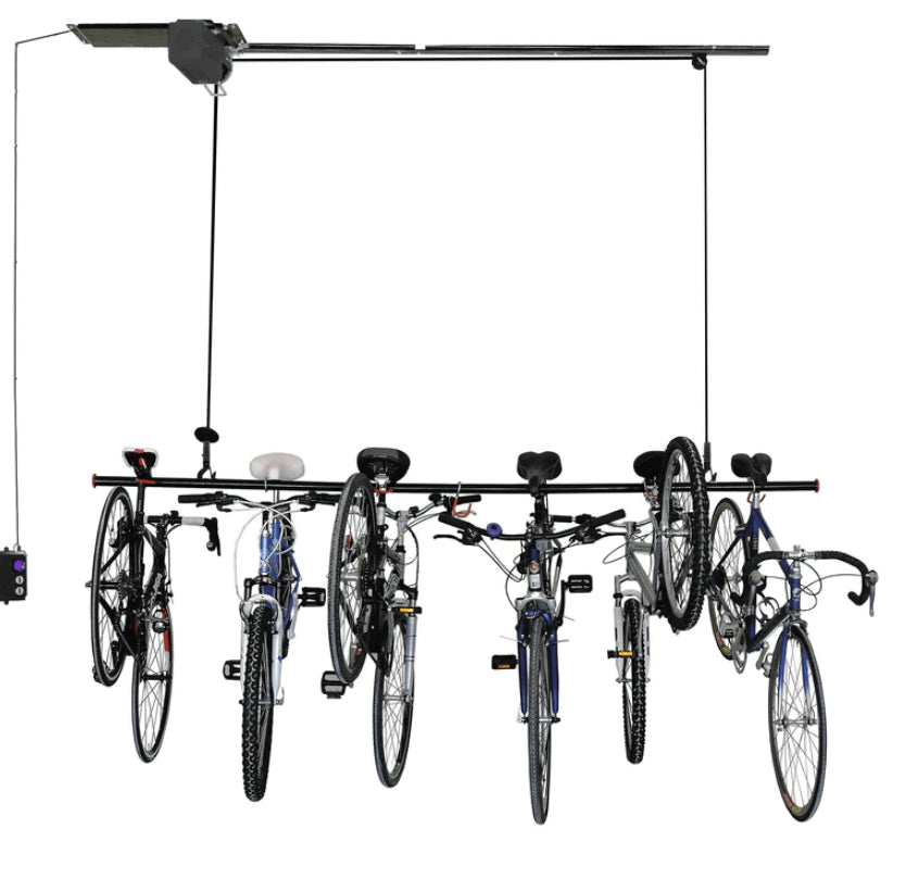 PROSLAT Garage Gator 8-Bike Ceiling Hoist System