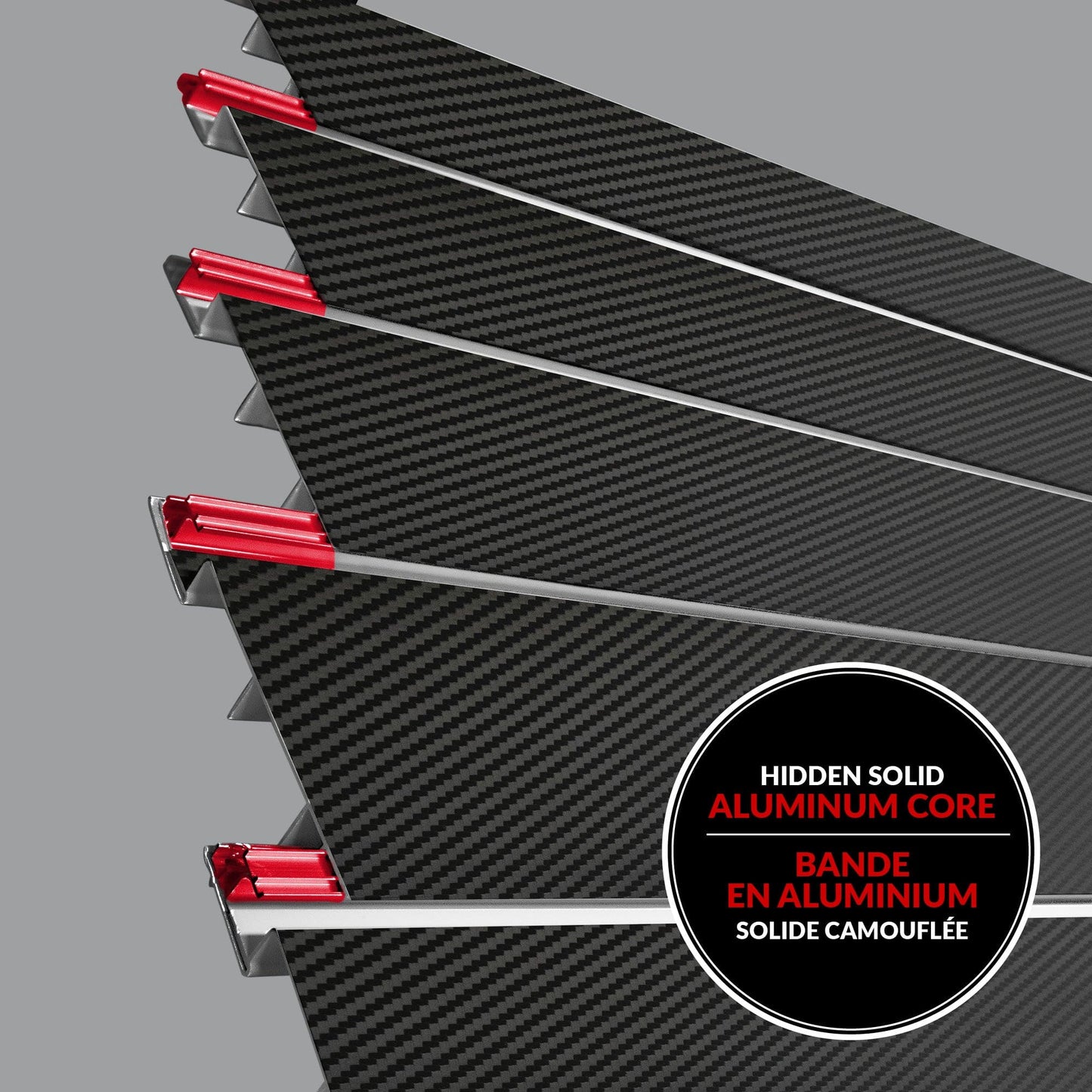 Proslat Premium Silver Gray Wall Paneling PVC Slatwall 87775