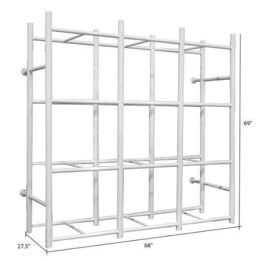 Proslat Industrial Bin Rack System - 12 Totes 65002