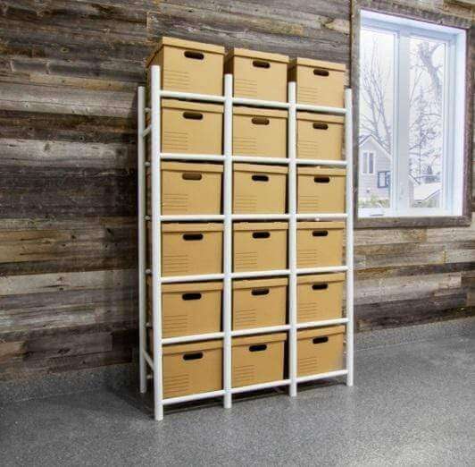 Proslat Storage Bin Organizer Rack – 18 Filebox 65005