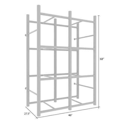 Proslat Bulk Storage Bin Rack – 8 Totes 65001