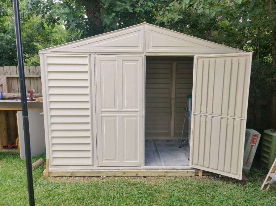 Duramax 10.5' x 5.0' Woodbridge with Foundation Outdoor Shed 00283