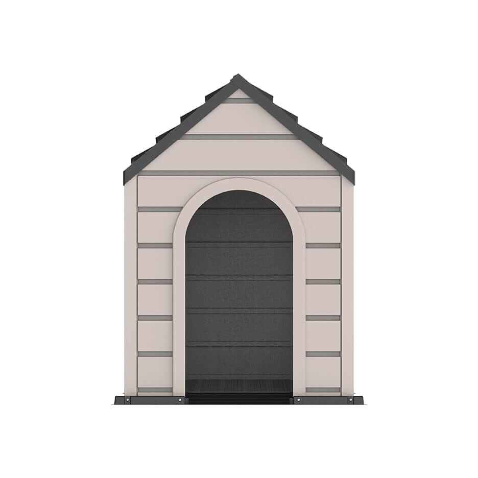 Duramax Outdoor Dog Kennel Front Door View 3x3.6 98016