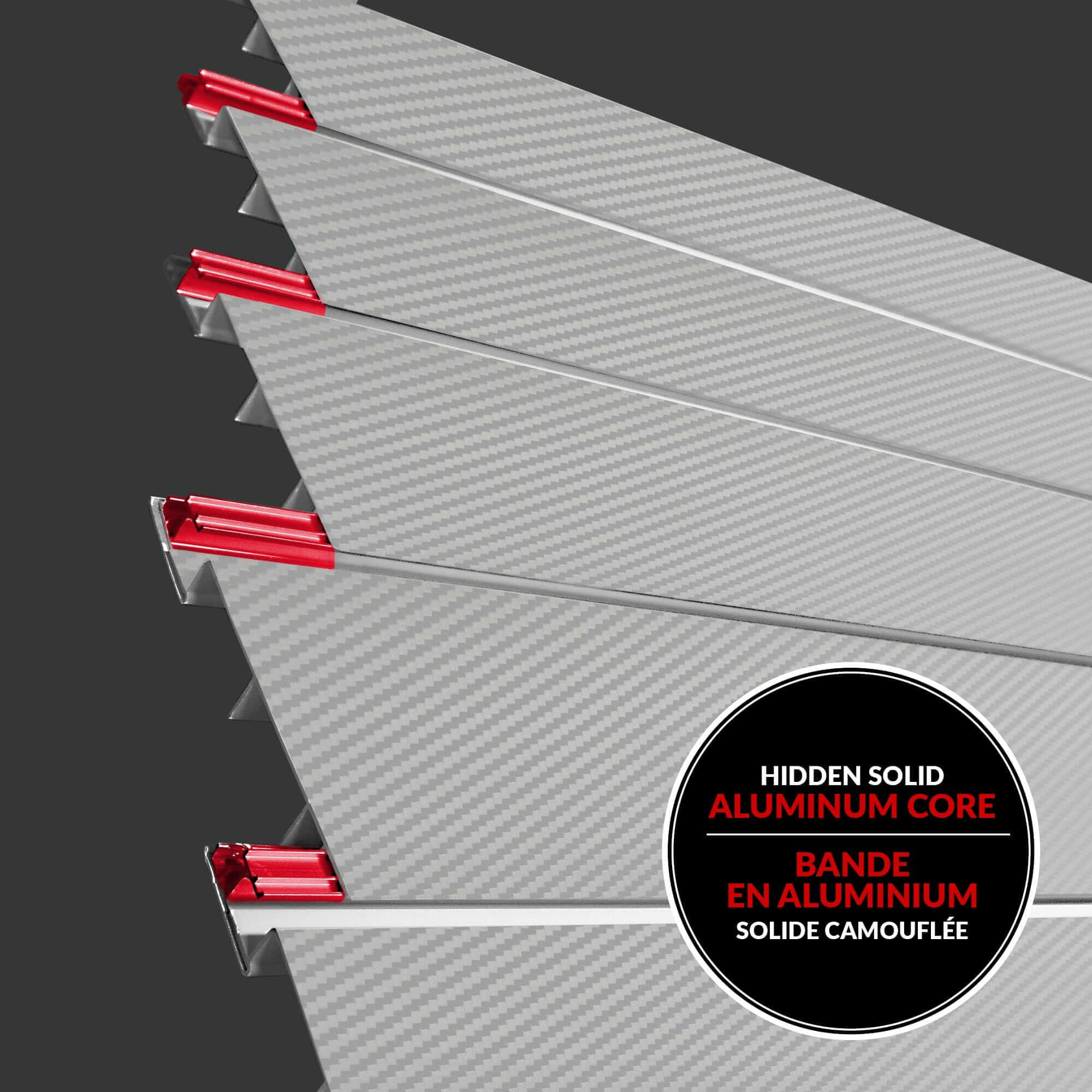 Proslat PROCORE+ Silver Gray Carbon Fiber Garage Wall Storage Solution Mini Bundle 37706K