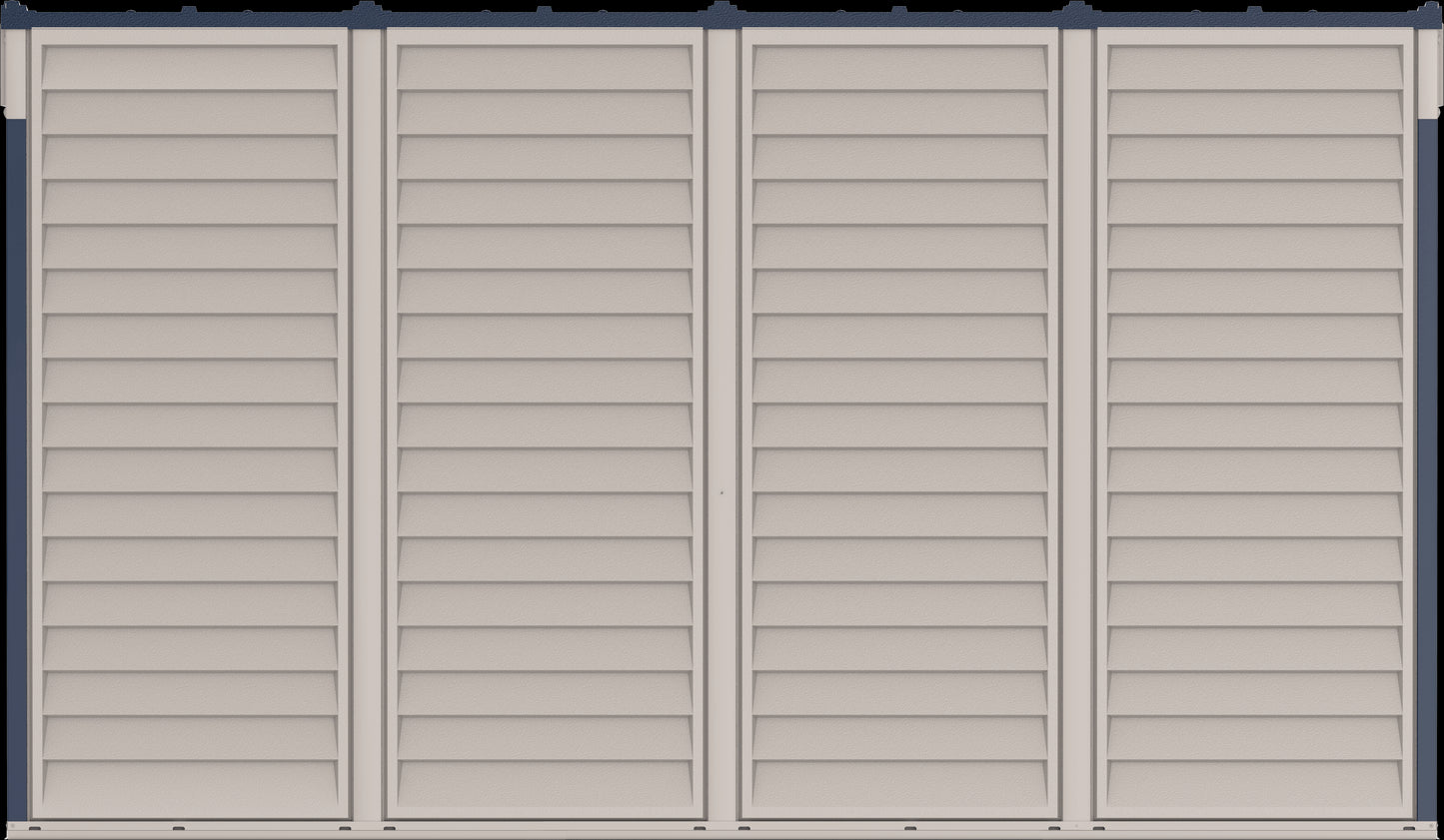 Duramax 10' x 4' Backyard Storage Shed Backview 36825