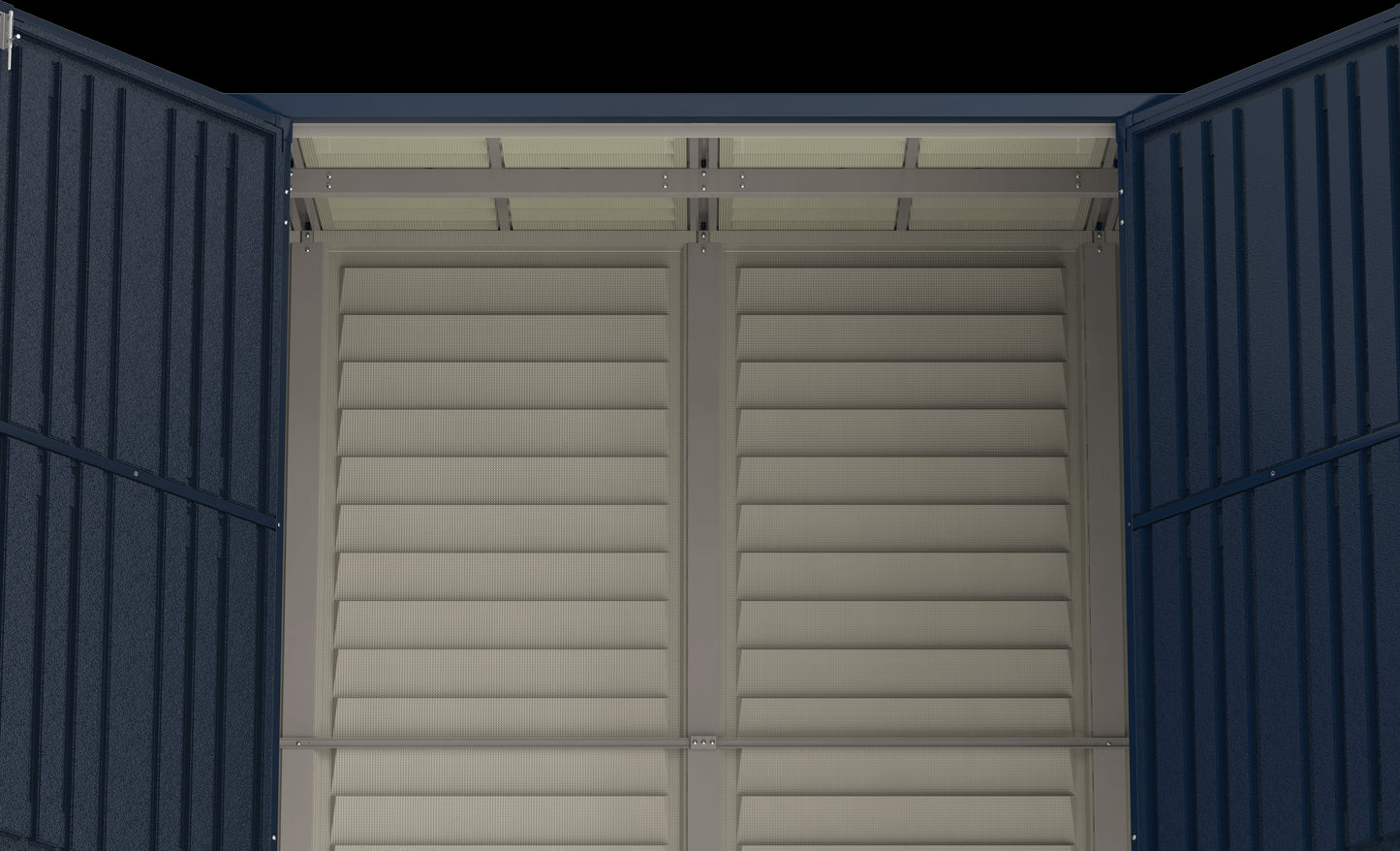 Duramax 10' x 4' All-Weather ProStorage Shed Open Door 36825