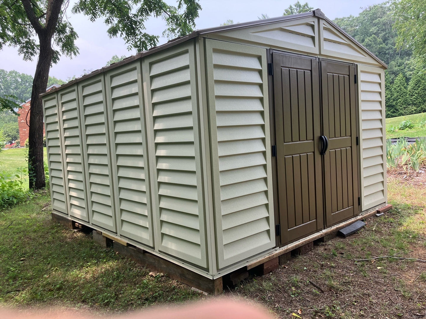 Duramax 10.5' x 13' Weather-Resistant Vinyl Shed 40234 CA