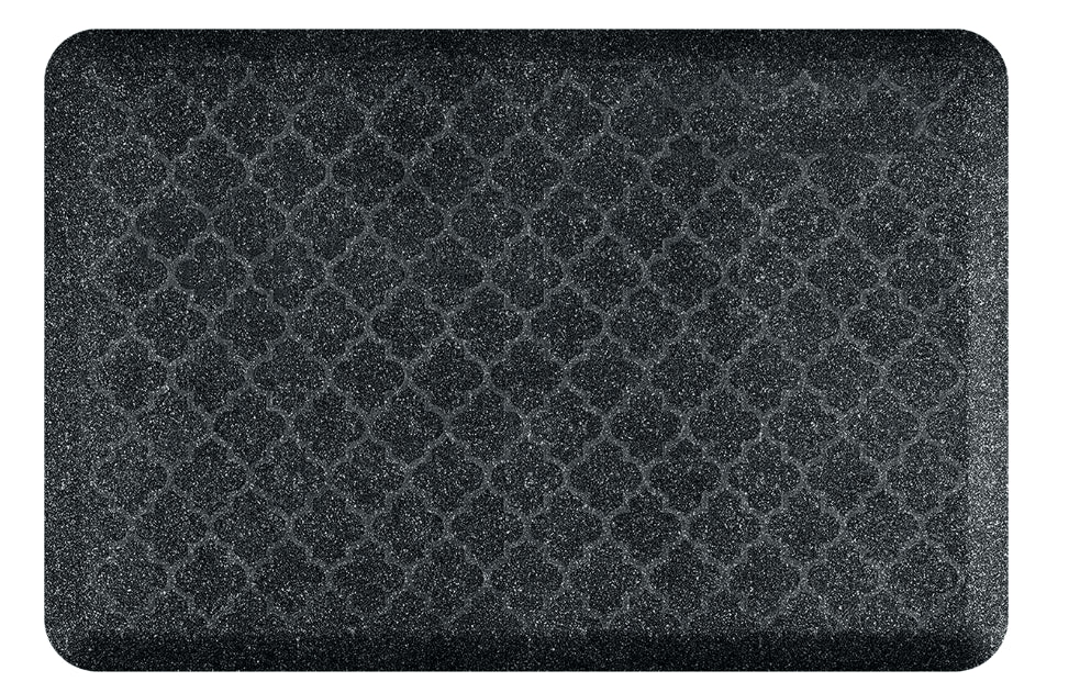 WellnessMats Granite Trellis 3' x 2' Onyx