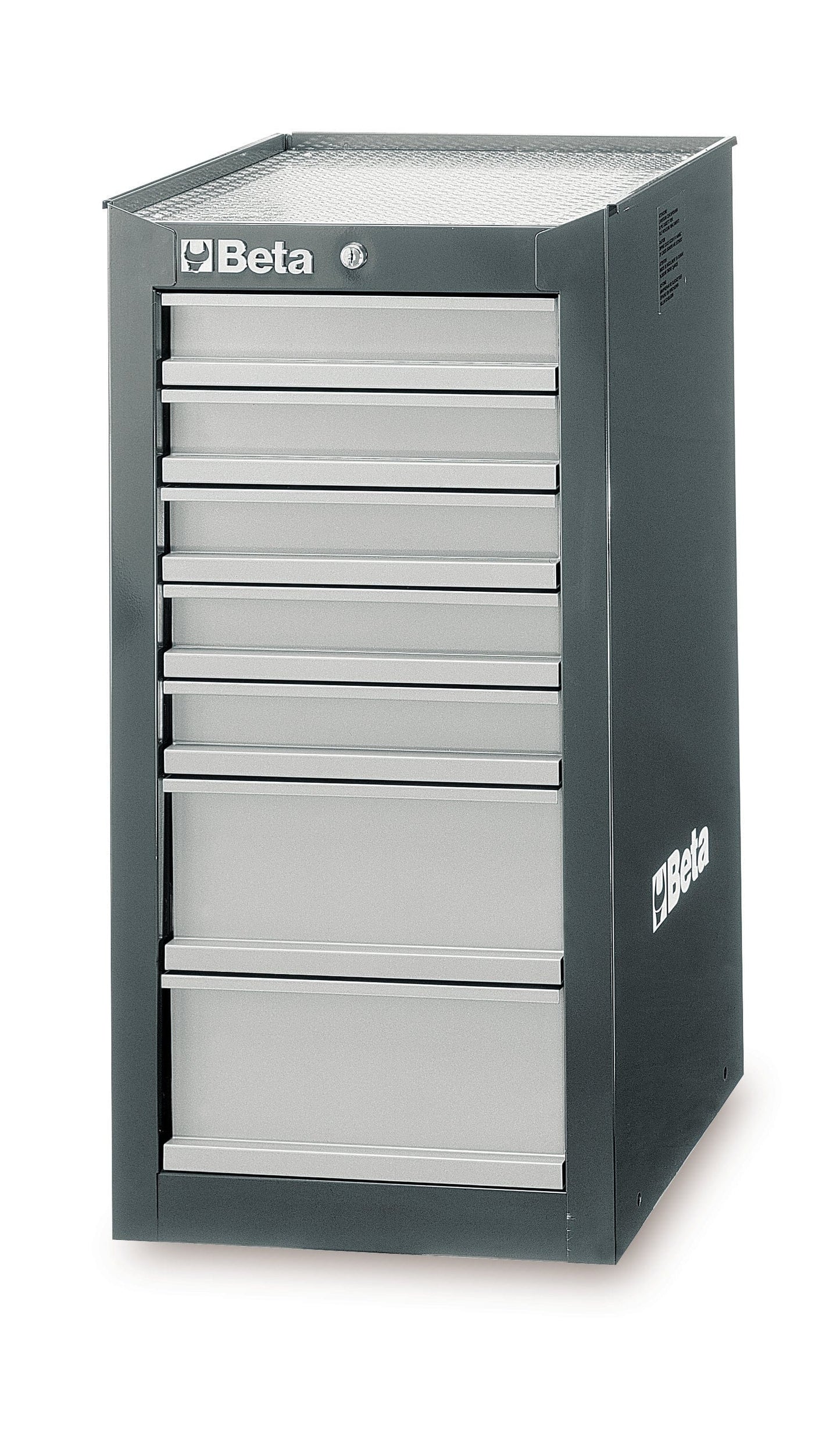 Beta Tools C38L-SIDE CAB 7 DRAWERS - Black