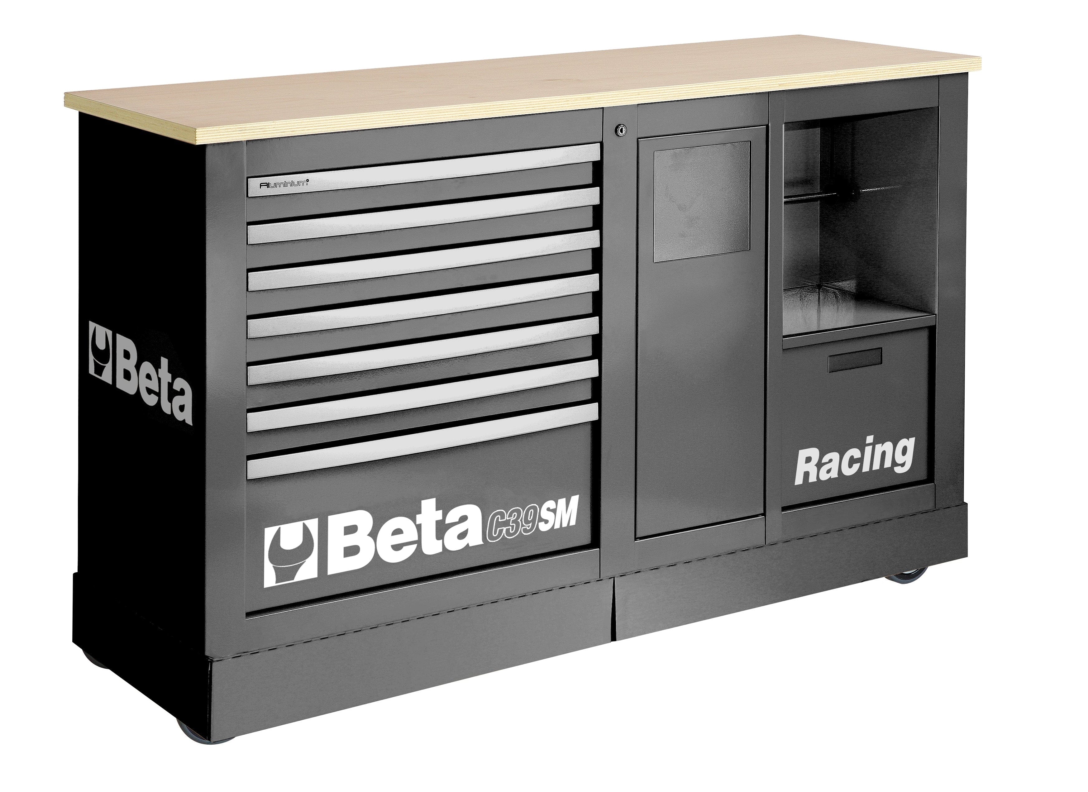 Beta Tools C39SM-SPECIAL MOBILE ROLLER CAB SM - Black