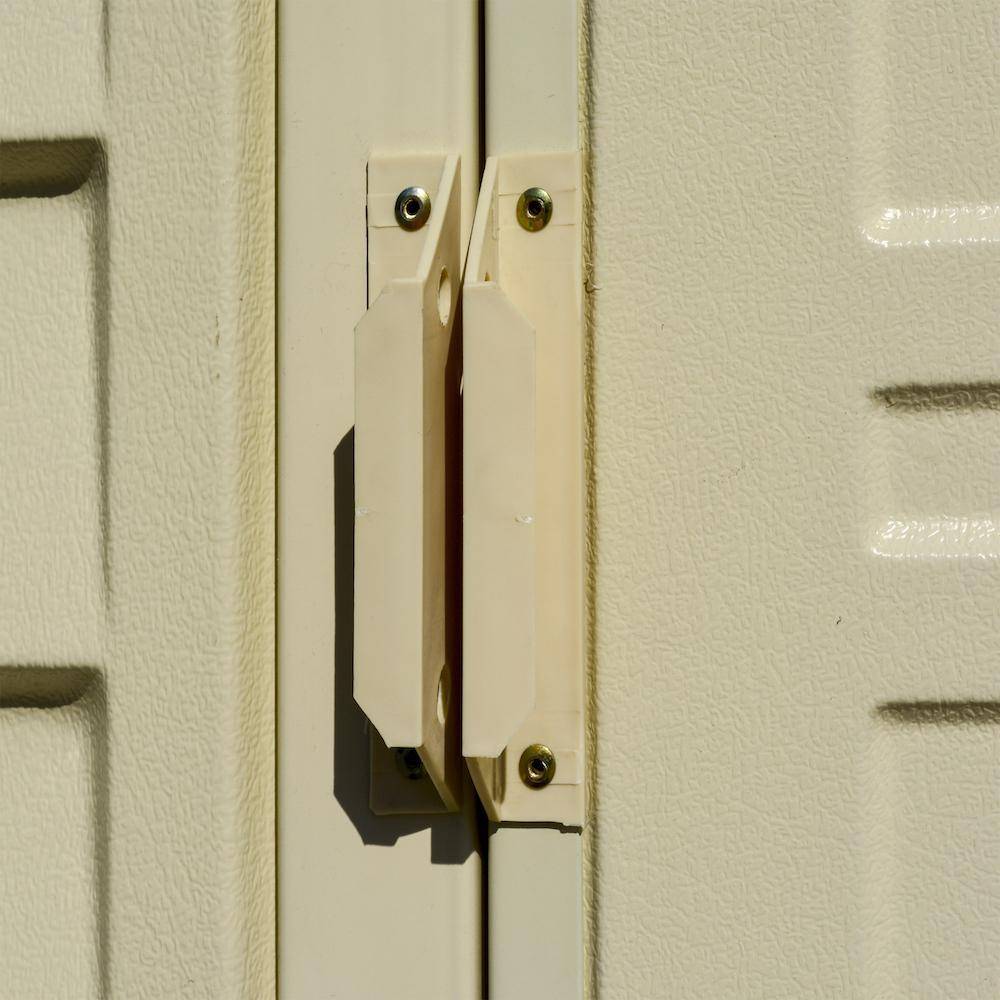 Duramax 4' x 8' SideMate Shed with Foundation Door Handle 06625