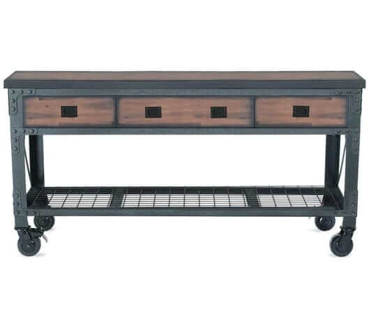 Duramax 5-Piece Garage Storage Combo Set Rolling Workbench Front View