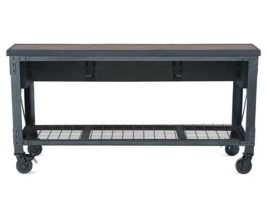 Duramax 5-Piece Garage Storage Combo Set Rolling Workbench Back View
