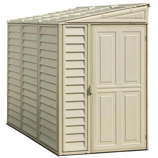 Duramax 4' x 8' SideMate Shed with Foundation 06625 - Garage Tools Storage