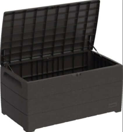 Duramax 110 Gal. Cedar Grain Deck Box Brown 86602
