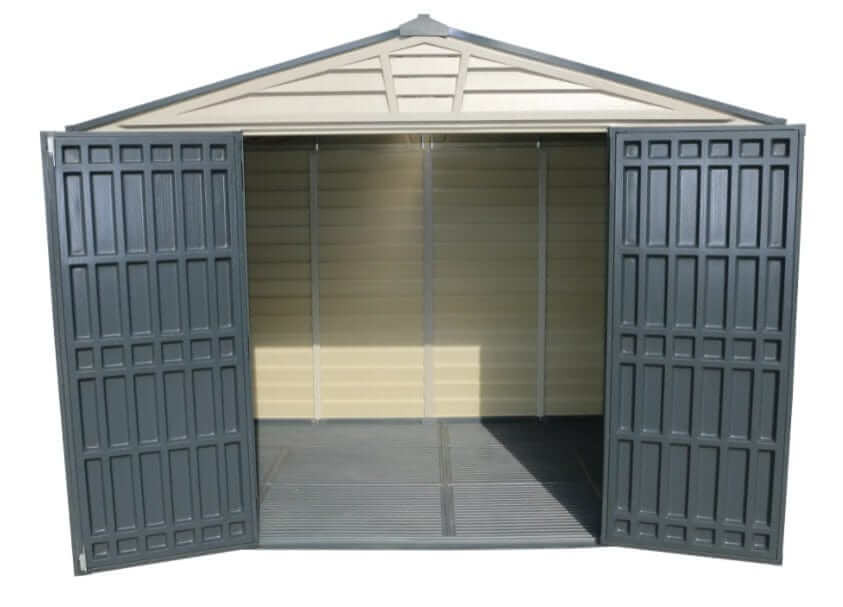 Duramax 10.5' x 8' Storemax Plus Vinyl Shed Kit with Floor Interior 30225