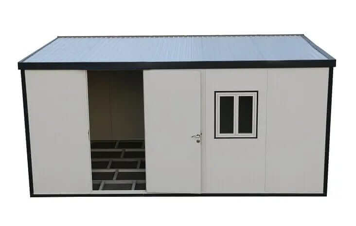 Duramax 13' x 10' Flat Roof Insulated Building Front View 30832
