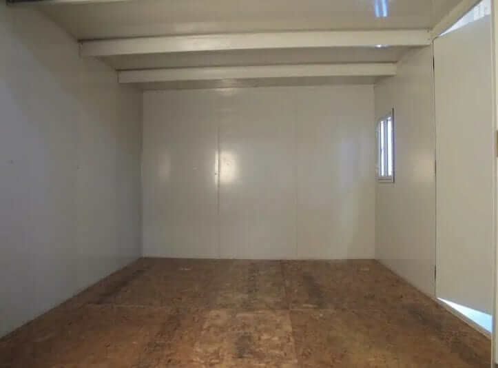 Duramax 13' x 10' Flat Roof Insulated Building Interior 30832