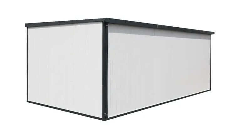 Duramax 16' x 10' Flat Roof Insulated Building Back View 30852