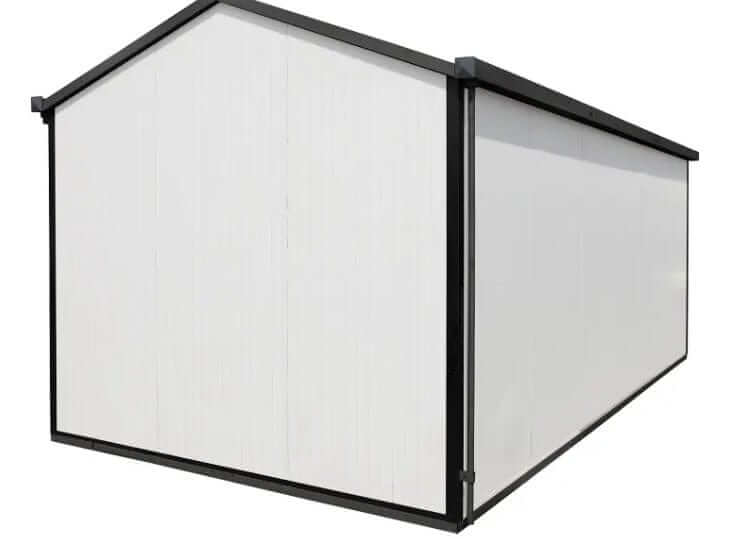 Duramax 16x10 Gable Roof Insulated Building Side Back View 30952