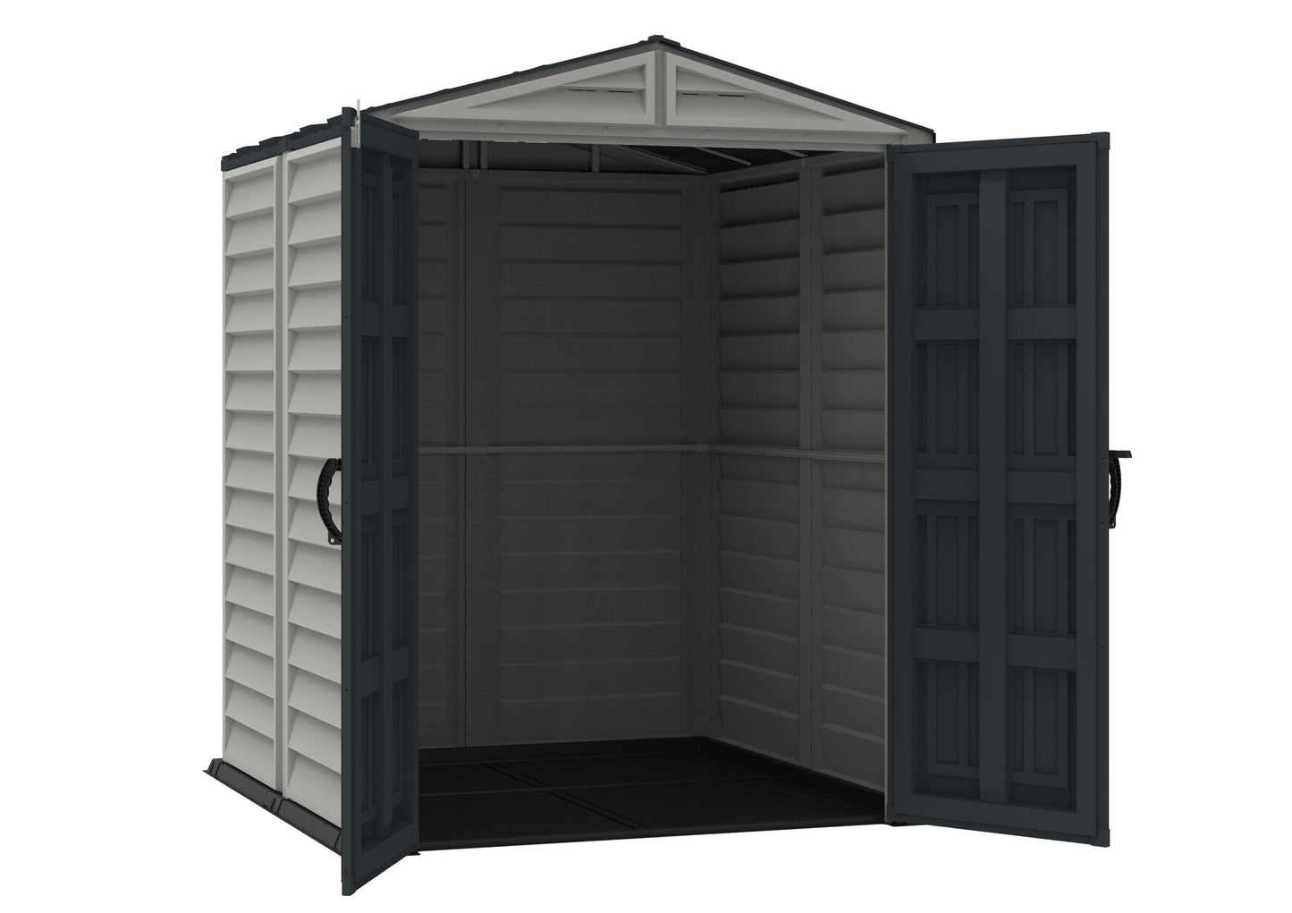 Duramax 5' x 5' YardMate Pent Plus Front Door Open 35525