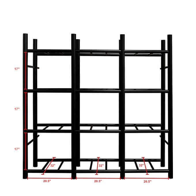 Proslat Stackable Plastic Bin Organizert - 12 Tote 65012