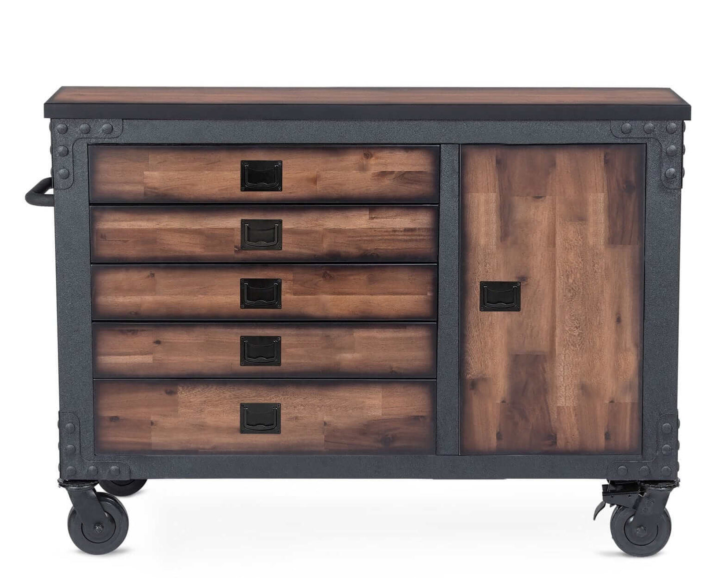 Duramax 5-Piece Garage Storage Combo Set with Workbench, Tool Chest and Wall Cabinets
