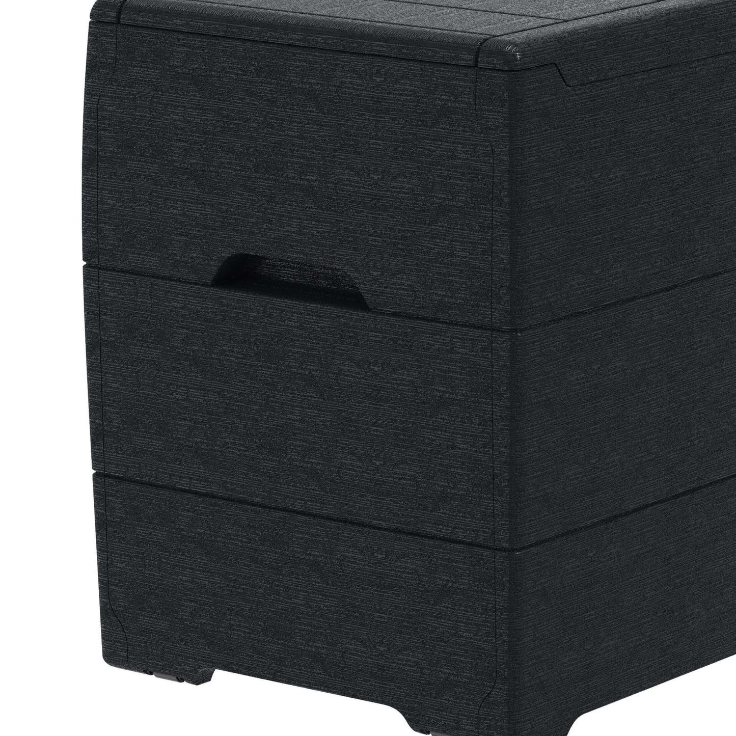 Duramax 71 Gallon Deck Box Gray Corner Details 86600