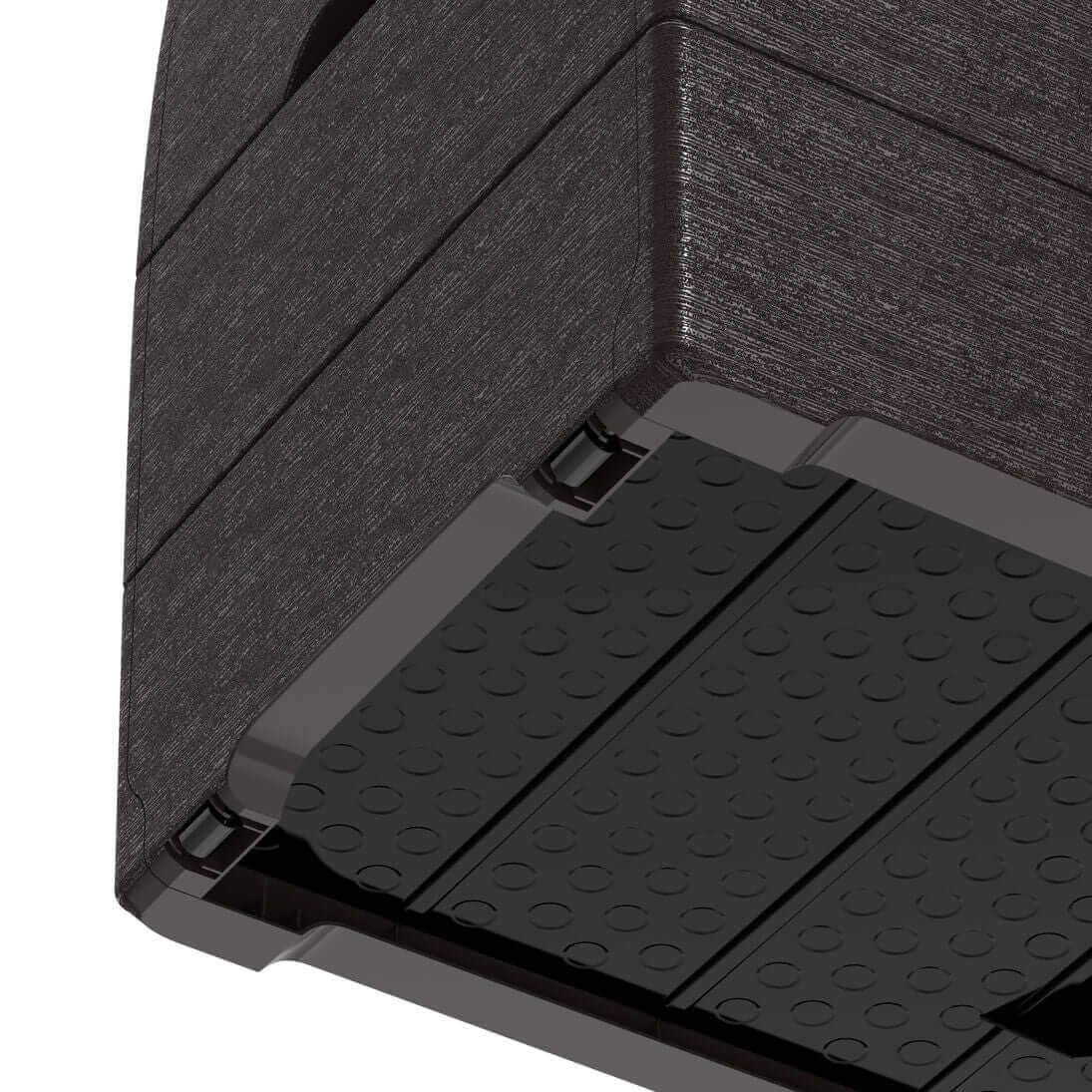 Duramax 71 Gallon Deck Box Brown Inside Details 86601