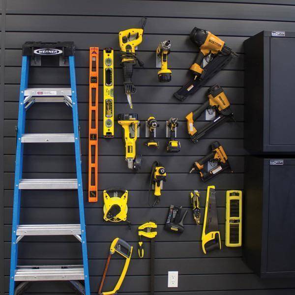 Proslat Garage Storage Heavy-Duty Slatwall  8 ft. x 4 ft. Sandstone 88109