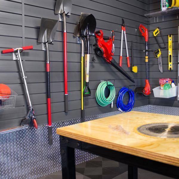 PROSLAT 8 ft. x 4 ft. PVC Workshop Wall Organizer 88102