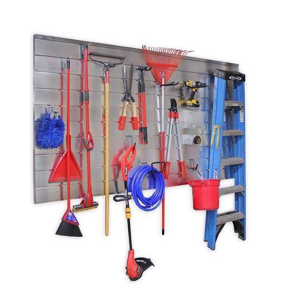 PROSLAT 8 ft. x 4 ft. Aluminium Garage Slatwall System