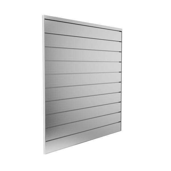 PROSLAT 4 ft. x 4 ft. Aluminium Slatwall Paneling #88901