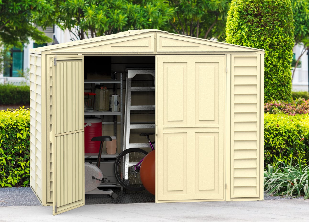 Duramax 8' x 5.5' Maintenance-Free Vinyl Shed 00184