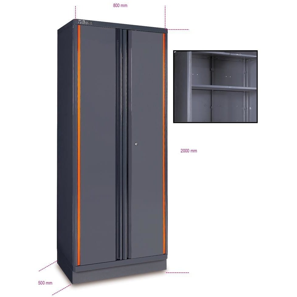 Beta Tools C55 A2-TWO-DOOR TOOL CABINET - Garage Tools Storage