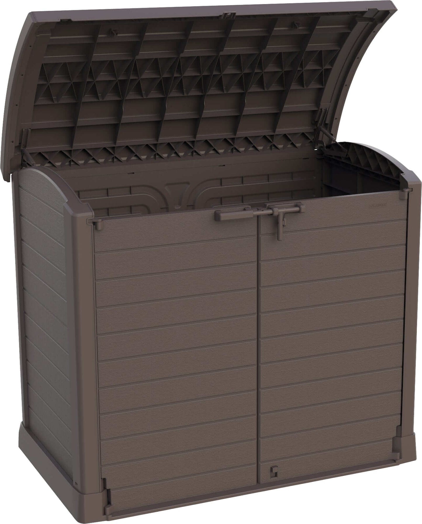 Duramax Storeaway Arc Lid 1200L Outdoor Storage Box Brown 86632
