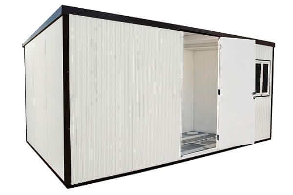 Duramax 19x10 Flat Roof Insulated Building Open Door 30862