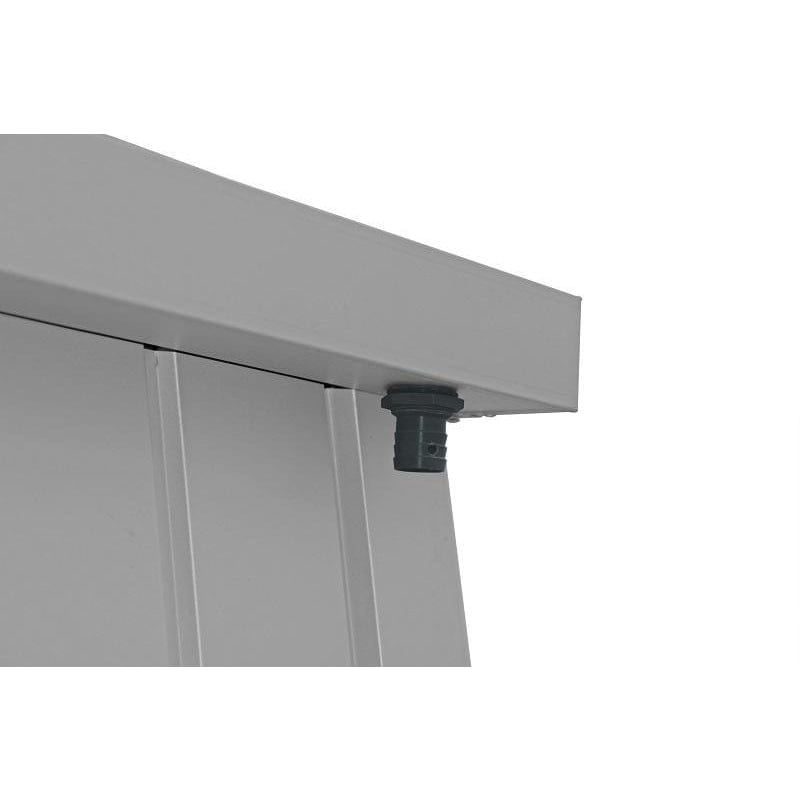 Duramax 6' x 5' Palladium Shed 41872 Roof Gutter - Garage Tools Storage